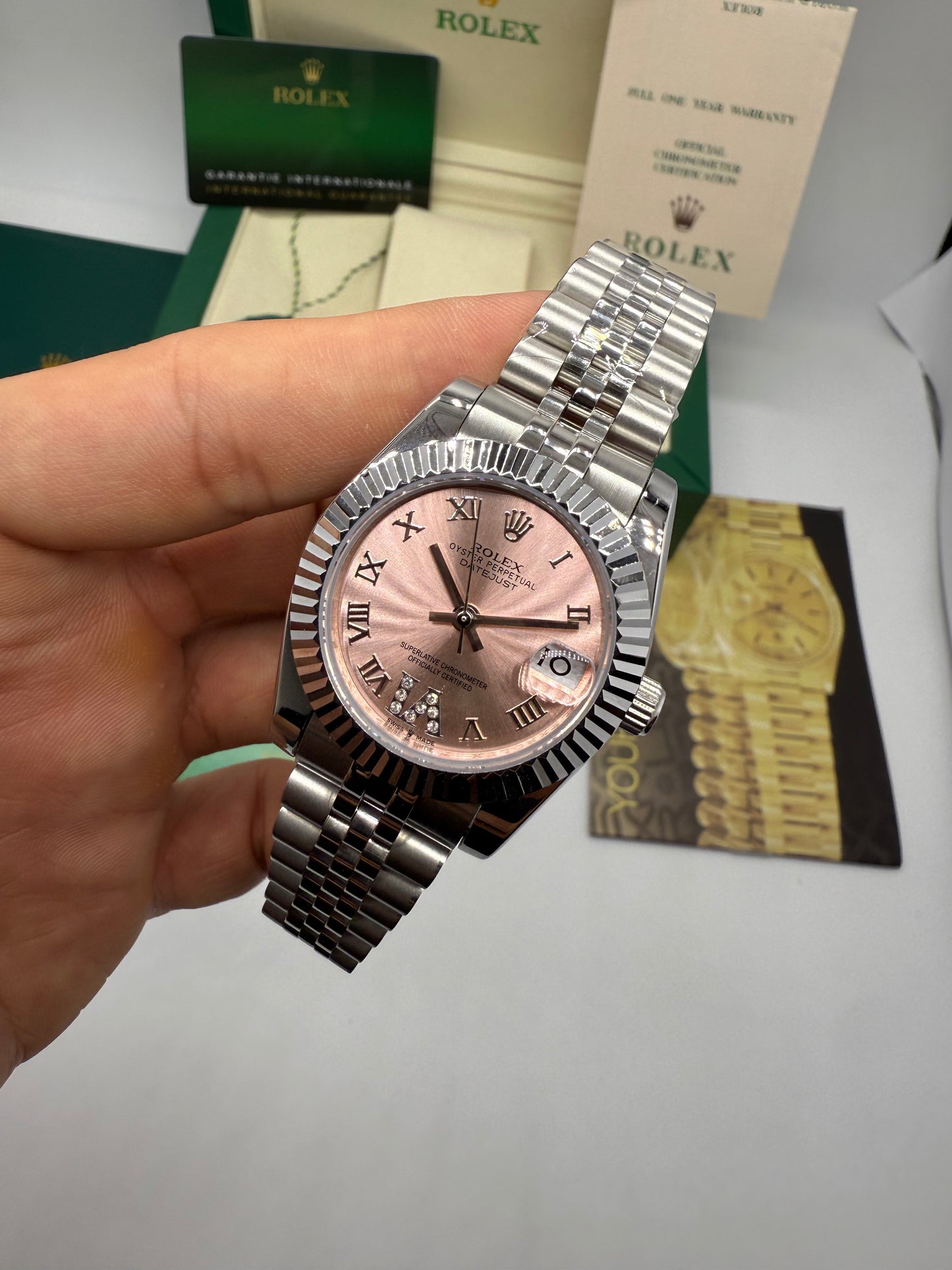 Rolex Oyster Perpetual Datejust 41 Pink Dial