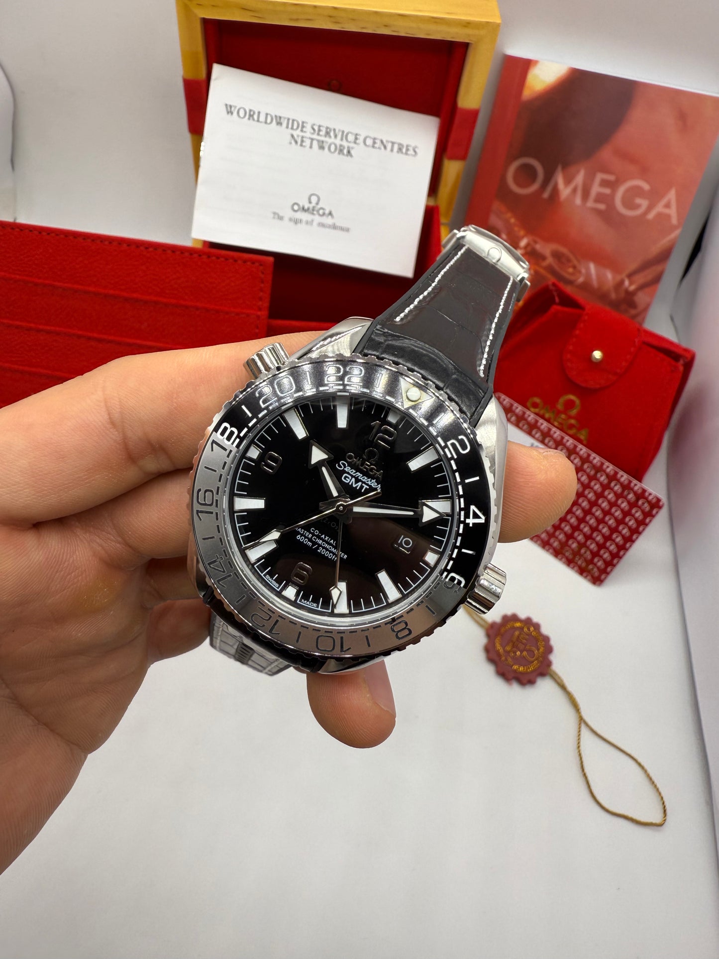 Omega Seamaster Planet Ocean Deep GMT