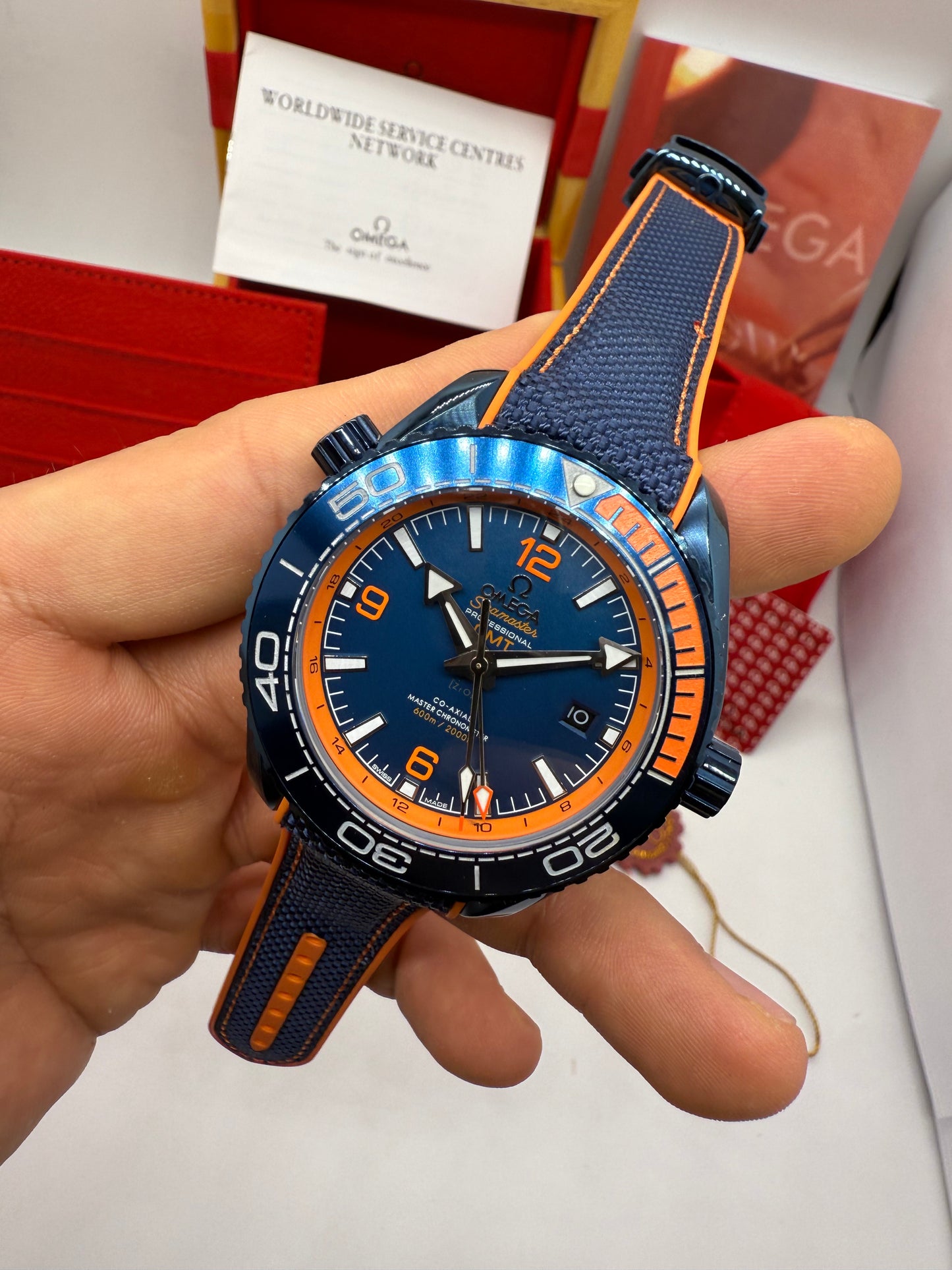 Omega Seamaster Planet Ocean Deep GMT