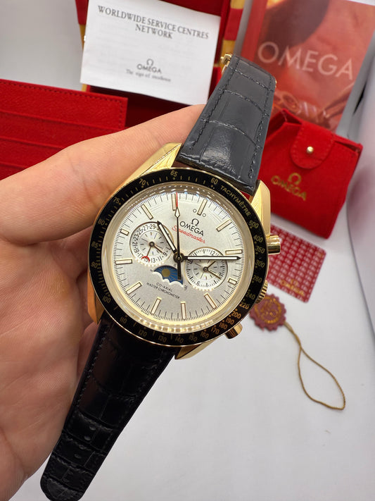 Omega Speedmaster Moonwatch Co-Axial Master Chronometer Chronograph Annual Calendar