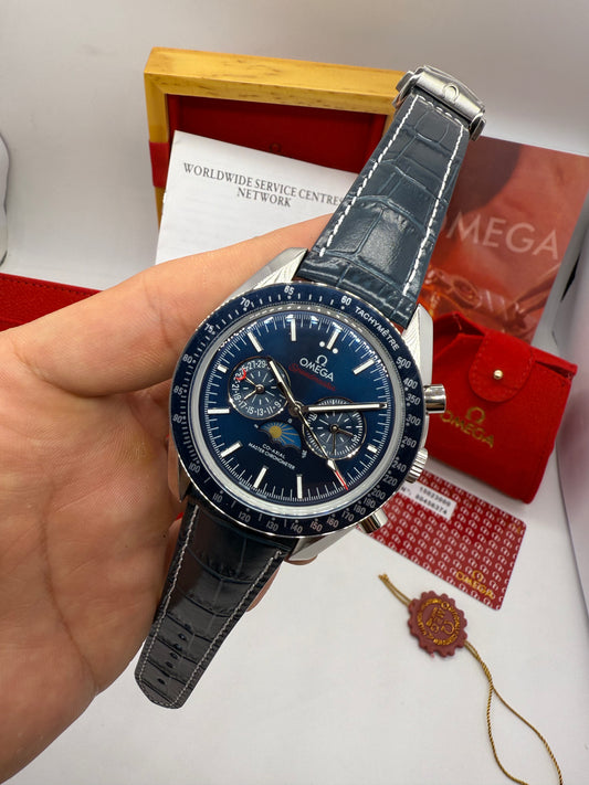 Omega Speedmaster Moonwatch Co-Axial Master Chronometer Chronograph Annual Calendar