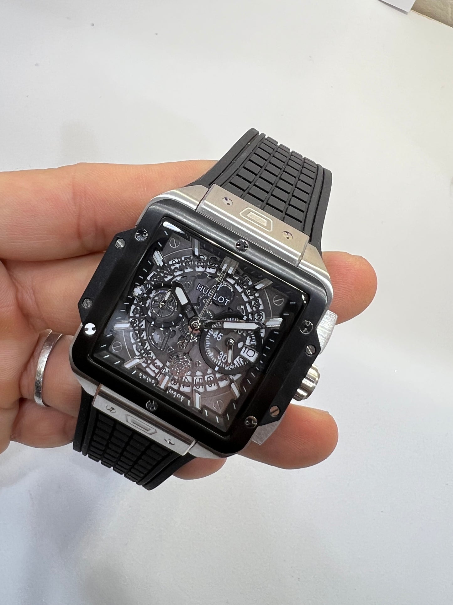 Hublot Square Bang Unic Black and Titanium