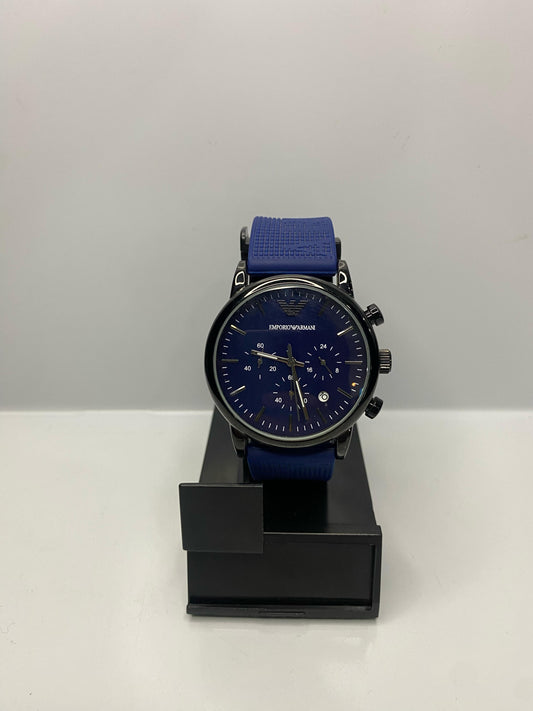 Emporio Armani black and blue
