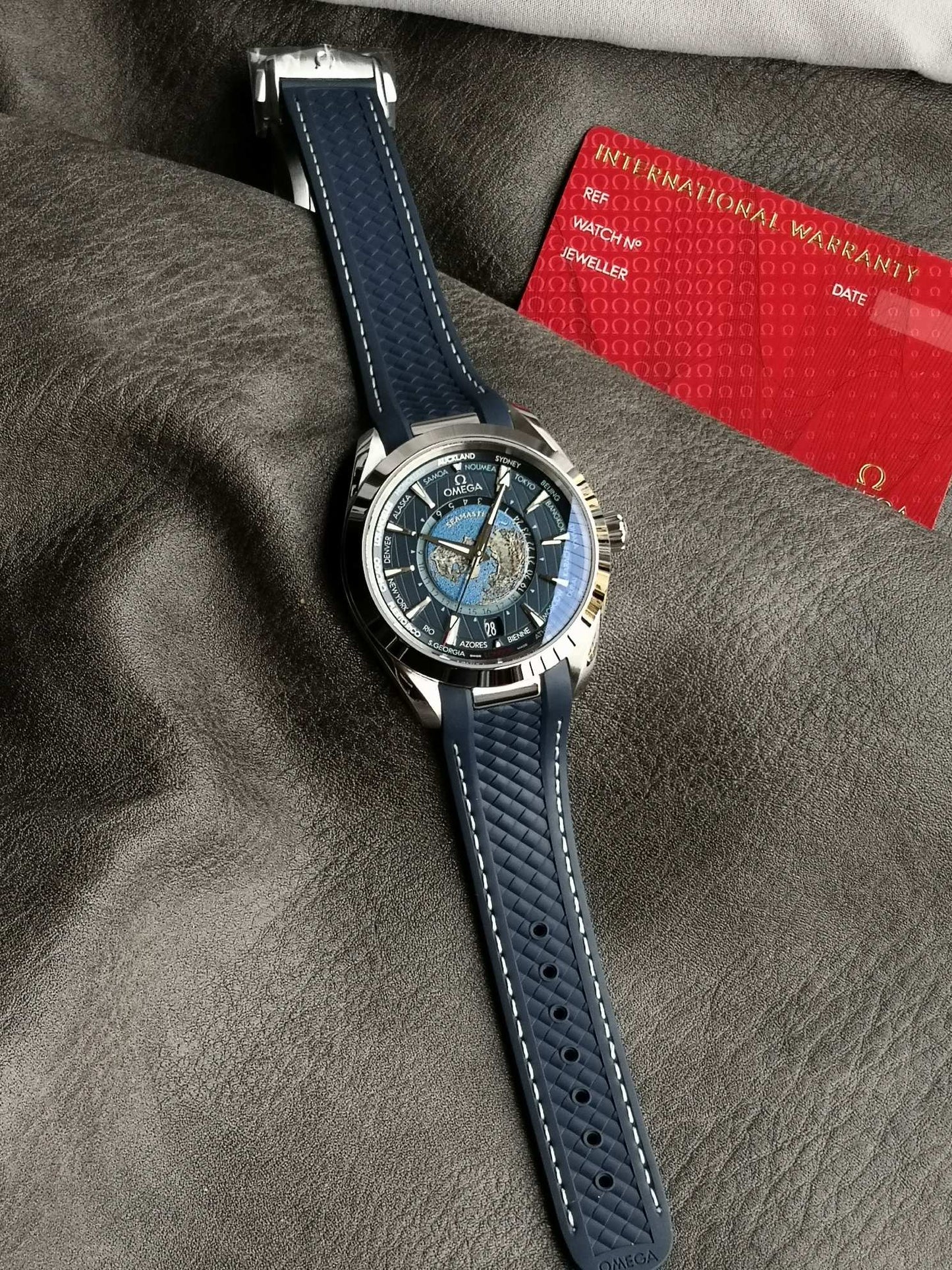 🌍 Omega Seamaster Aqua Terra Worldtimer