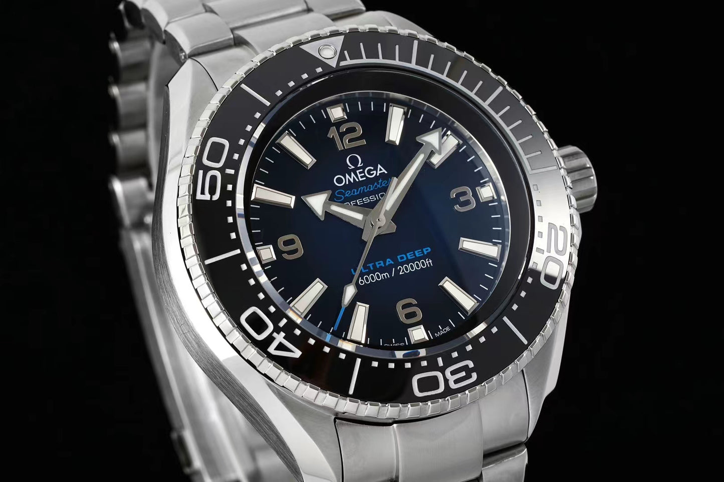 ⚫🔵 Omega Seamaster Planet Ocean Ultra Deep (Versión esfera azul degradé)