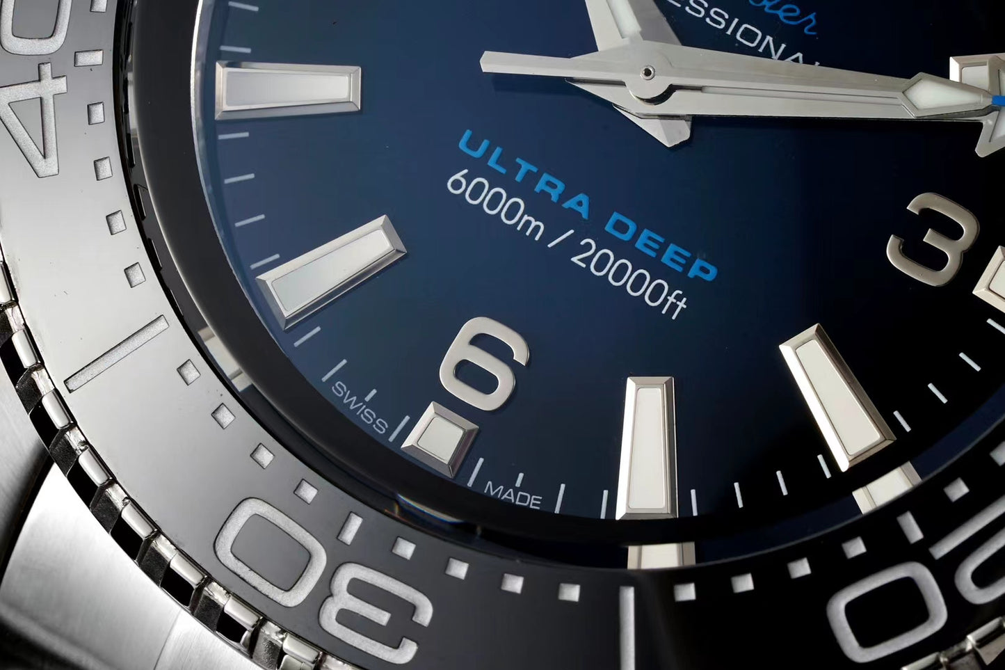 ⚫🔵 Omega Seamaster Planet Ocean Ultra Deep (Versión esfera azul degradé)