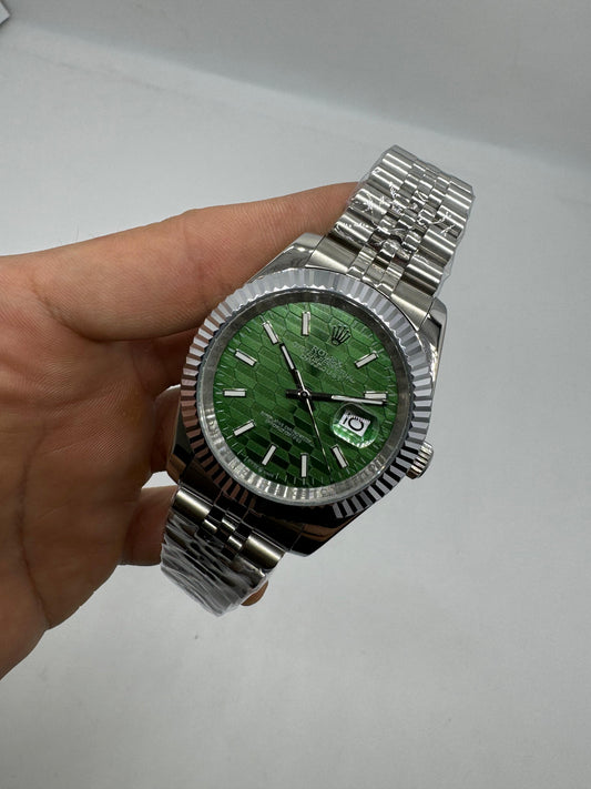 Rolex Rolex Datejust texturizada esfera verde