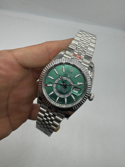 Rolex Sky-Dweller esfera verde