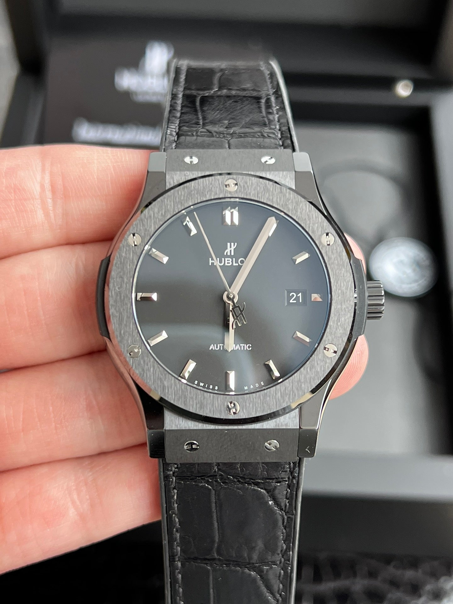 Hublot Classic Fusion Cocodrilo