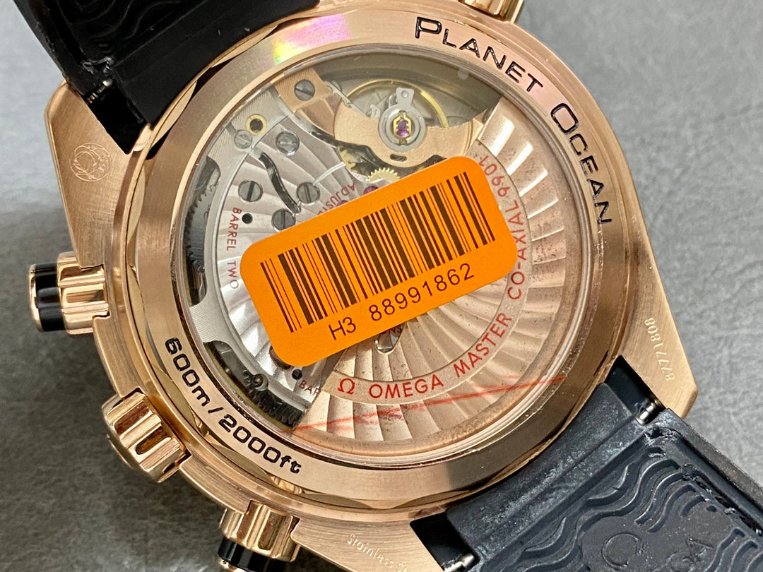 Omega Seamaster Planet Ocean Chronograph 600M Sedna™ Gold Ref. 215.63.46.51.01.001