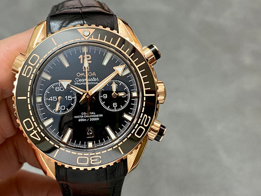 Omega Seamaster Planet Ocean Chronograph 600M Sedna™ Gold Ref. 215.63.46.51.01.001