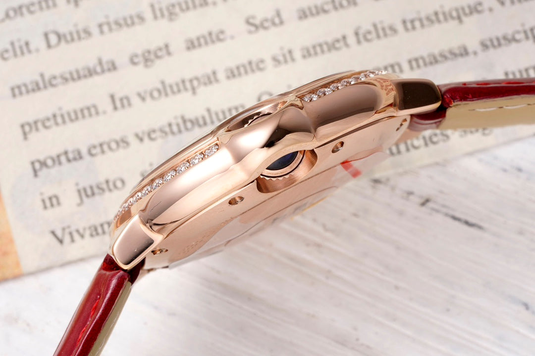 ❤️💎 Cartier Ballon Bleu (oro rosa con diamantes)