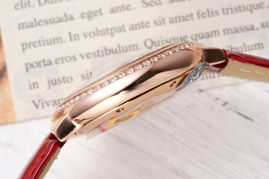 ❤️💎 Cartier Ballon Bleu (oro rosa con diamantes)