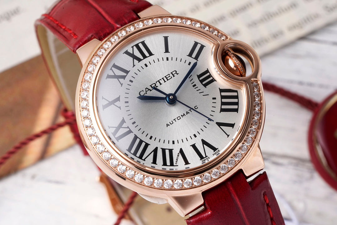 ❤️💎 Cartier Ballon Bleu (oro rosa con diamantes)