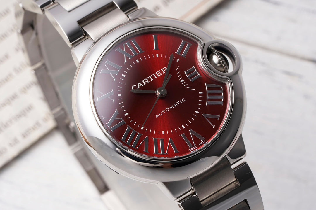 🔴 Cartier Ballon Bleu (esfera roja)