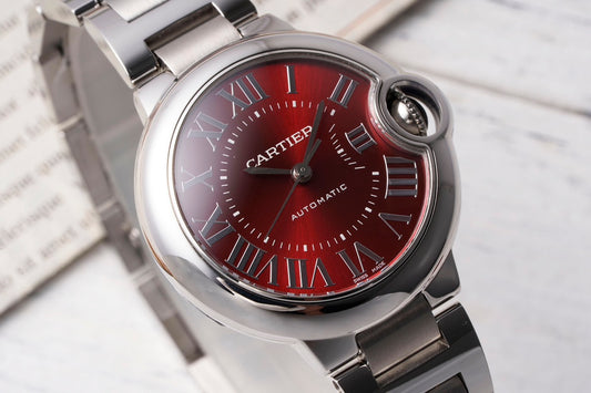 🔴 Cartier Ballon Bleu (esfera roja)