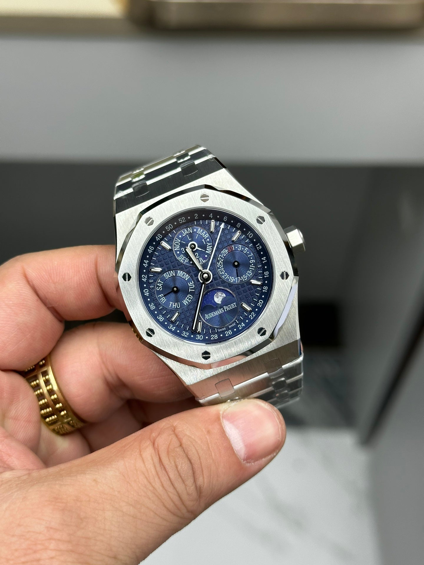 🕰️ Audemars Piguet Royal Oak Perpetual Calendar (Blue Dial)