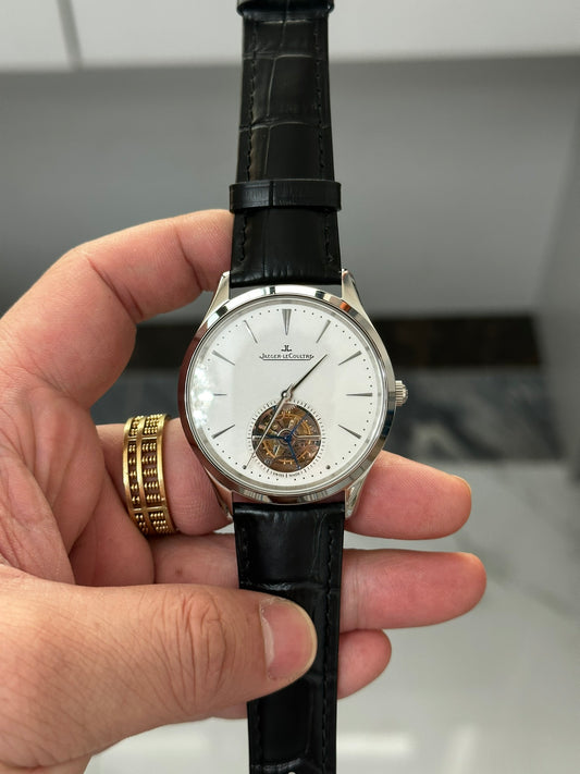 🕰️⚙️ Jaeger-LeCoultre Master Ultra Thin Tourbillon (versión open tourbillon)