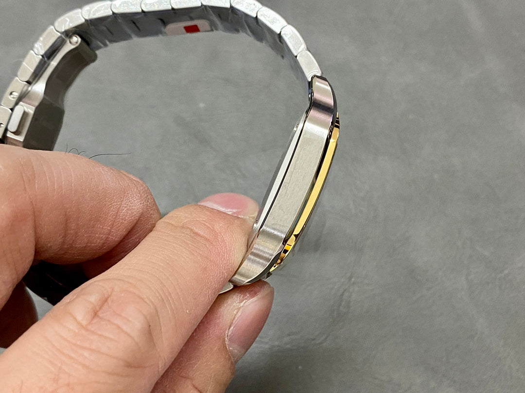 🔥👑 Cartier Santos (bicolor acero & oro amarillo)