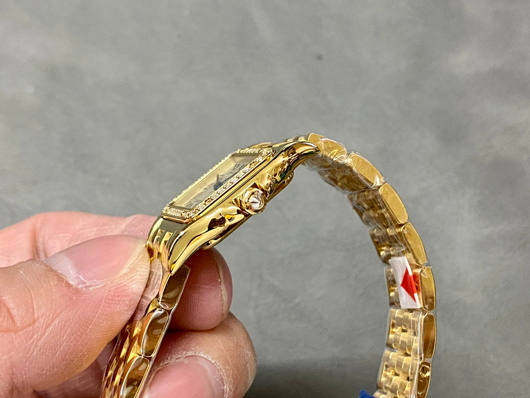 👑✨ Cartier Panthère (oro amarillo con diamantes)