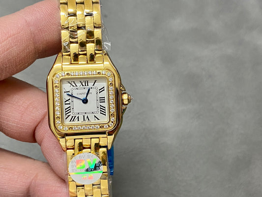 👑✨ Cartier Panthère (oro amarillo con diamantes)