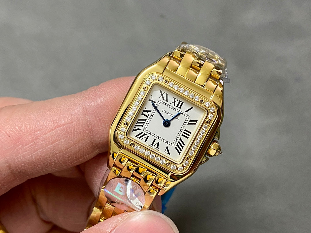👑✨ Cartier Panthère (oro amarillo con diamantes)
