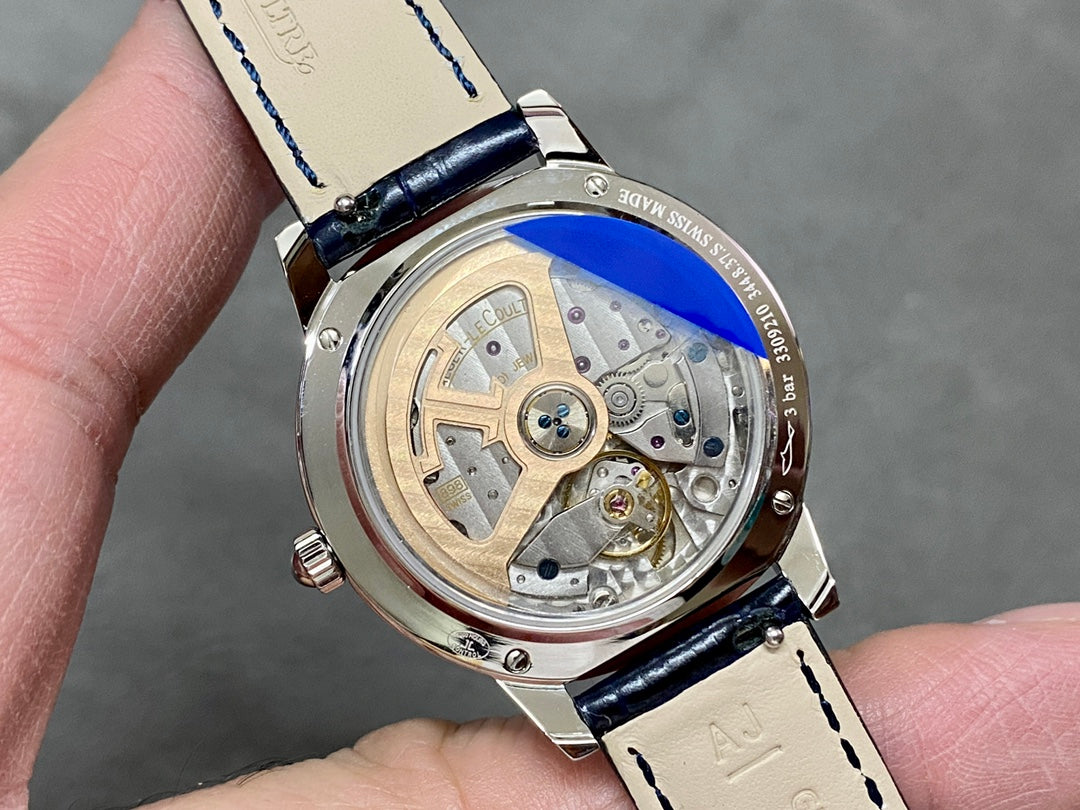 💙💎 Jaeger-LeCoultre Rendez-Vous Night & Day – Esfera azul con diamantes