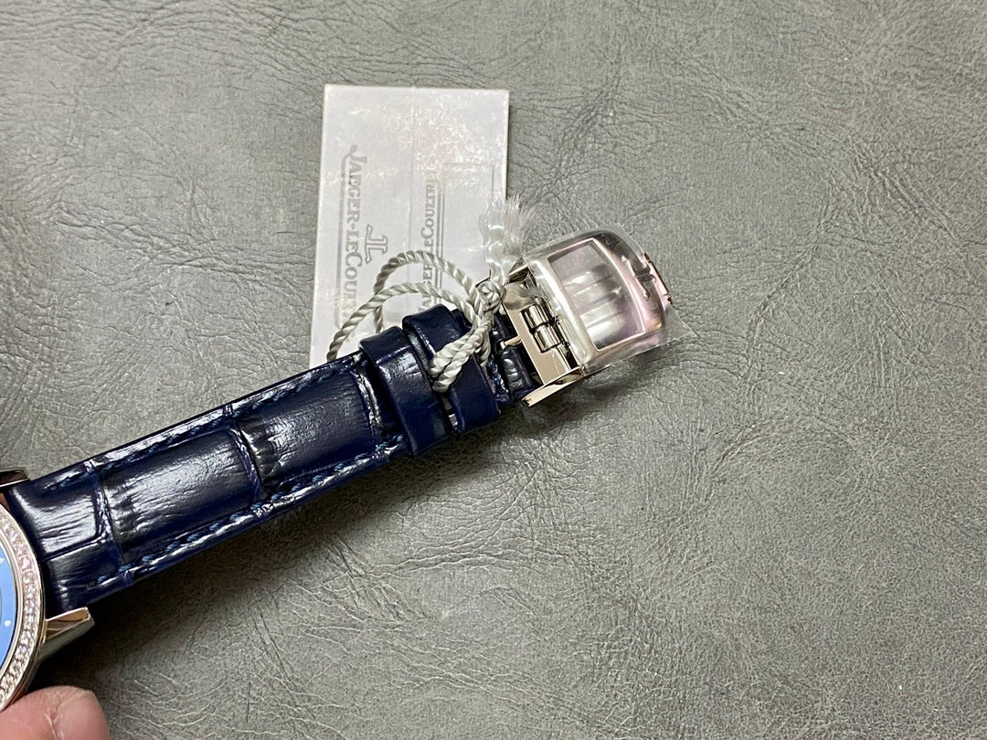 💙💎 Jaeger-LeCoultre Rendez-Vous Night & Day – Esfera azul con diamantes