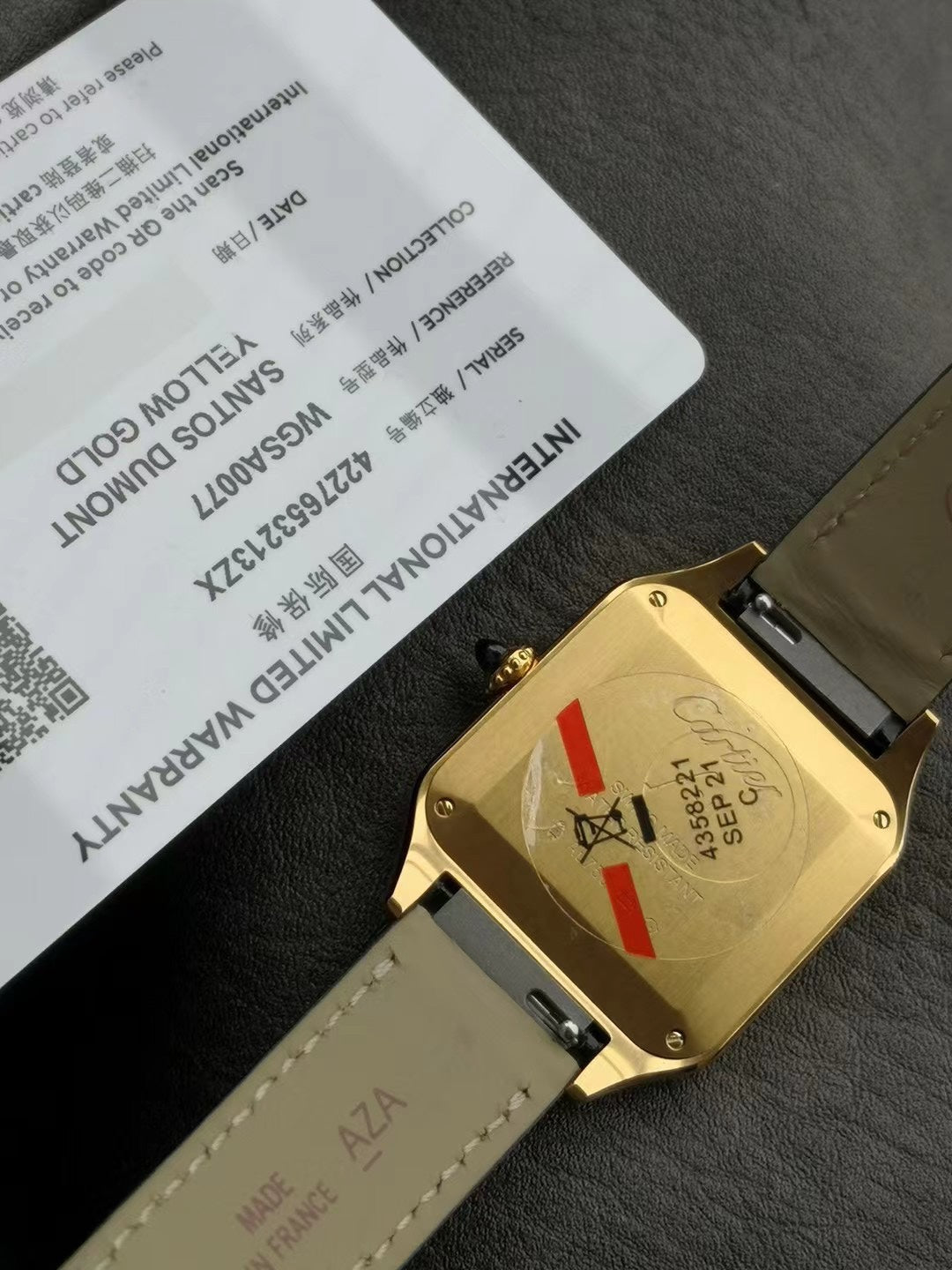 Cartier Santos Dumont (oro amarillo)