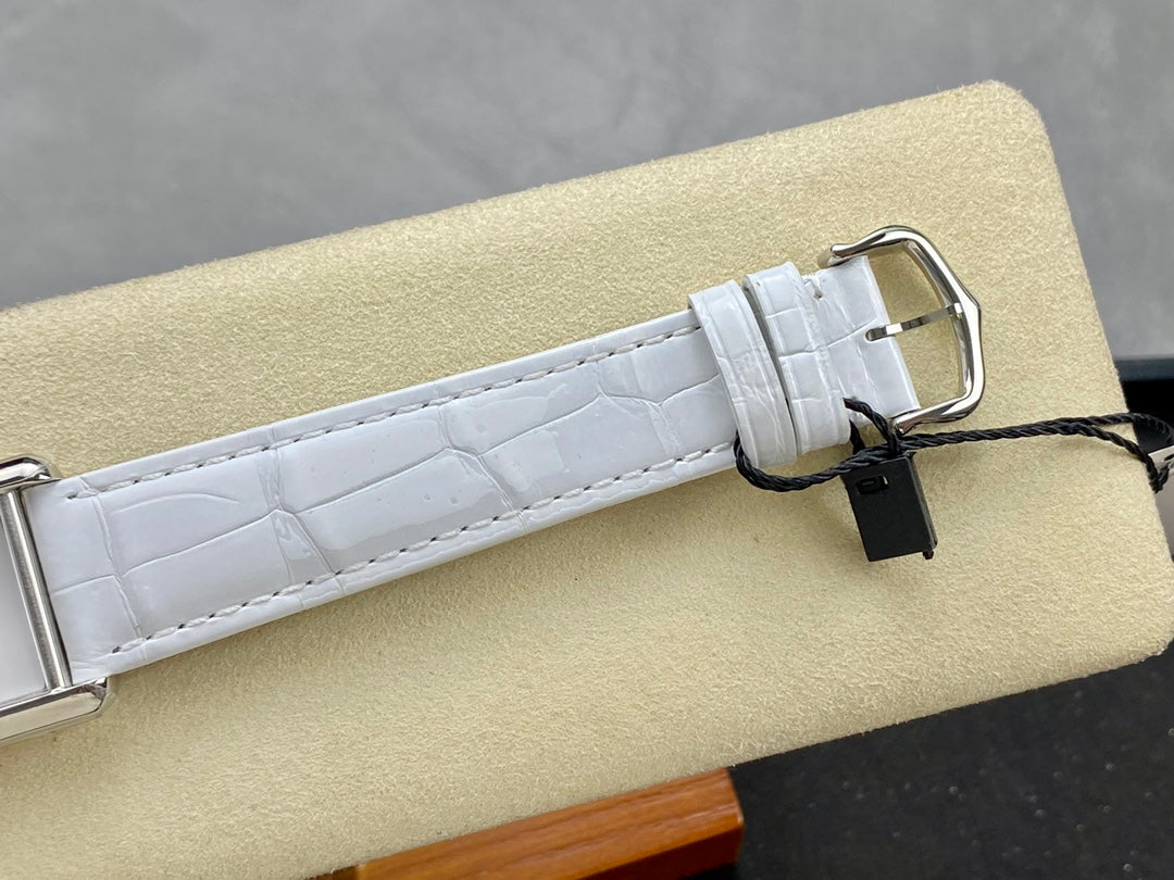 ⌚ Cartier Tank Must (esfera blanca minimalista)