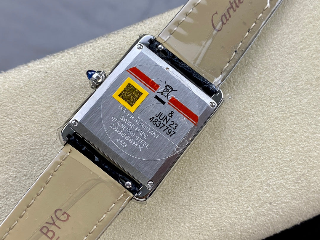 ⌚ Cartier Tank Must (versión moderna en acero)