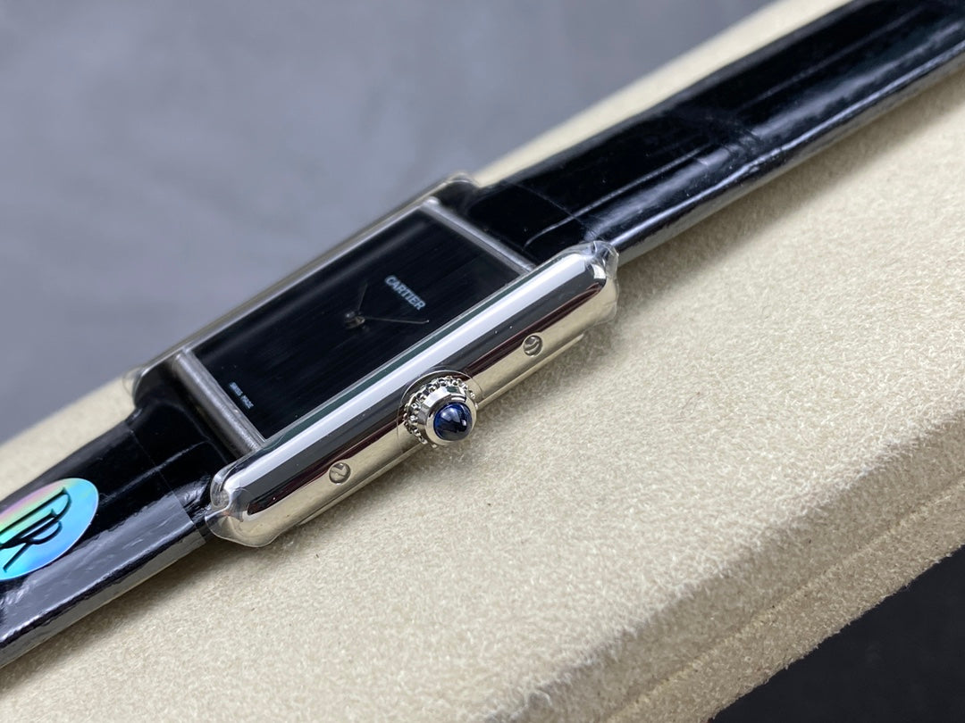 ⌚ Cartier Tank Must (versión moderna en acero)