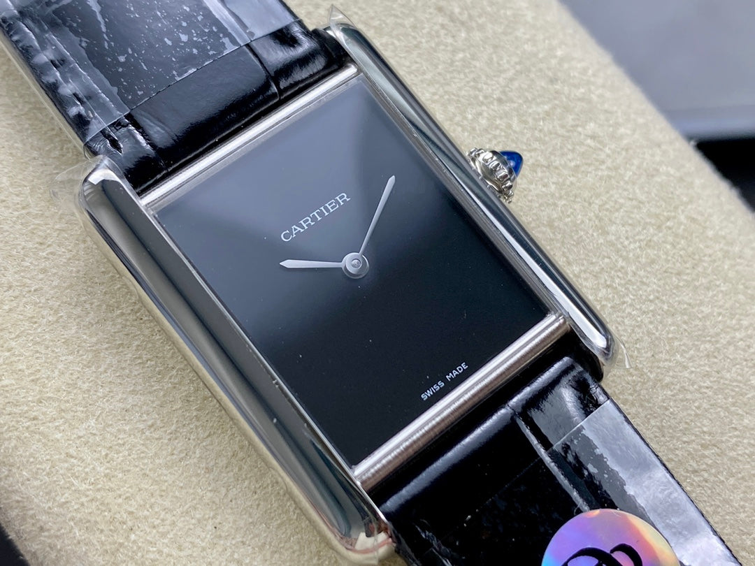 ⌚ Cartier Tank Must (versión moderna en acero)