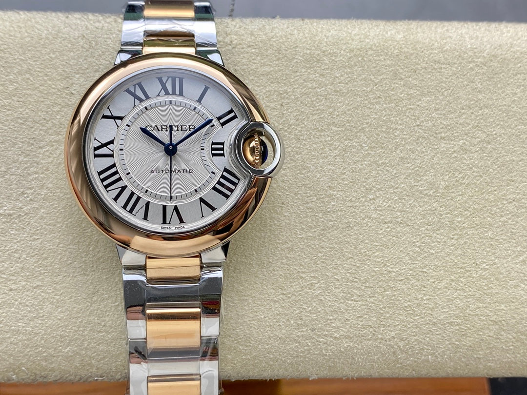 Cartier Ballon Bleu de Cartier 42mm Ref. W2BB0024 (acero y oro rosa)
