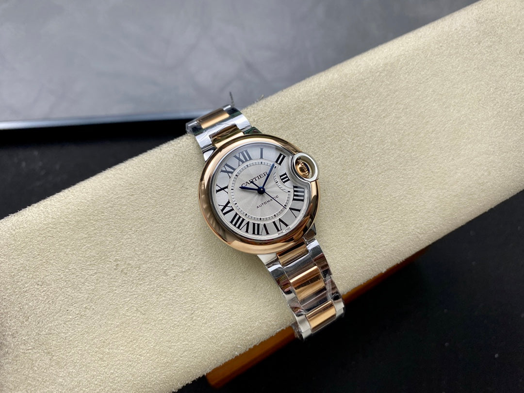Cartier Ballon Bleu de Cartier 42mm Ref. W2BB0024 (acero y oro rosa)