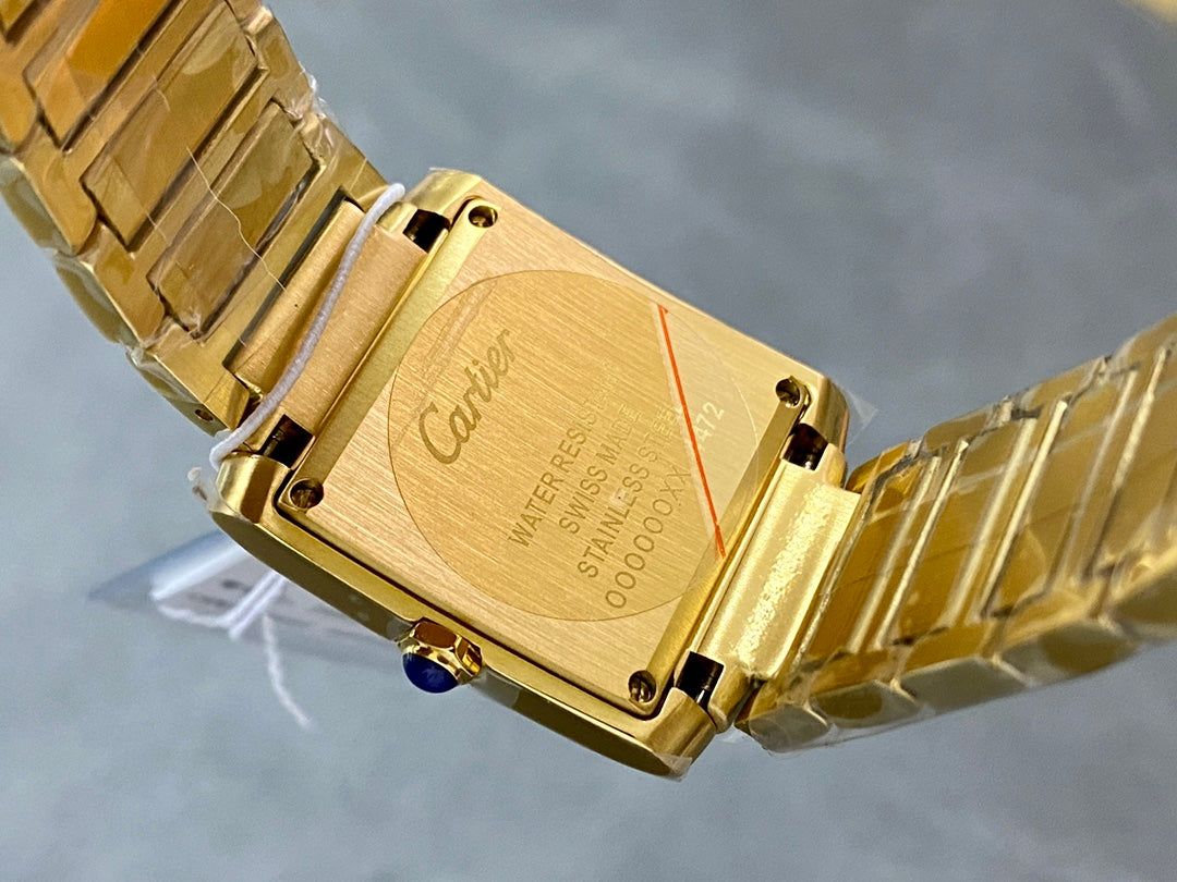 Cartier Tank Française Small Model (oro amarillo 18k)