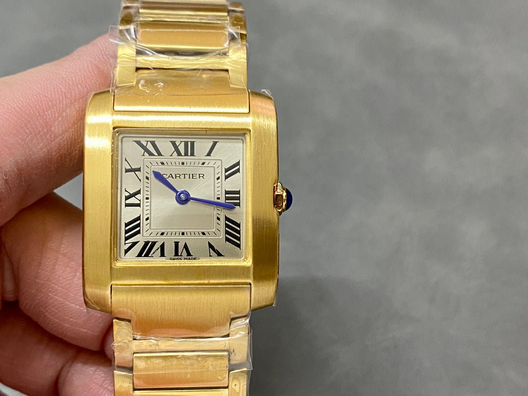 Cartier Tank Française Small Model (oro amarillo 18k)