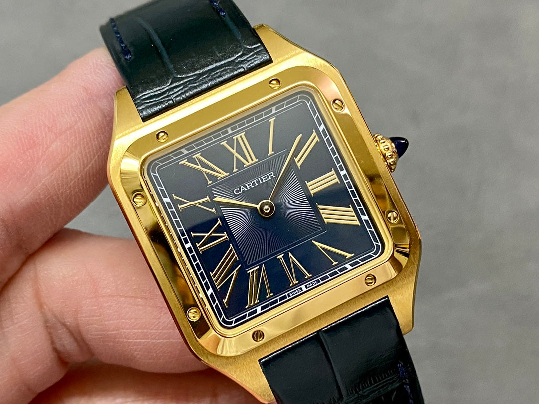 Cartier Santos Dumont Large Model Ref. WSSA0021 (versión oro amarillo)