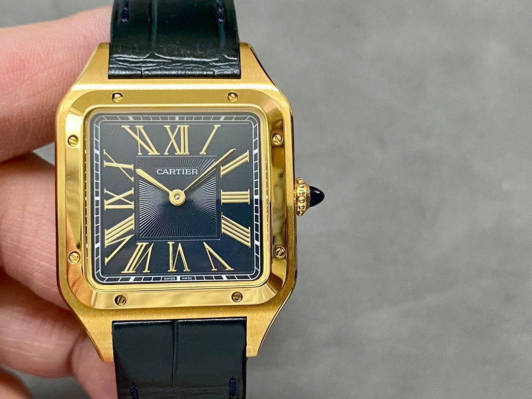 Cartier Santos Dumont Large Model Ref. WSSA0021 (versión oro amarillo)
