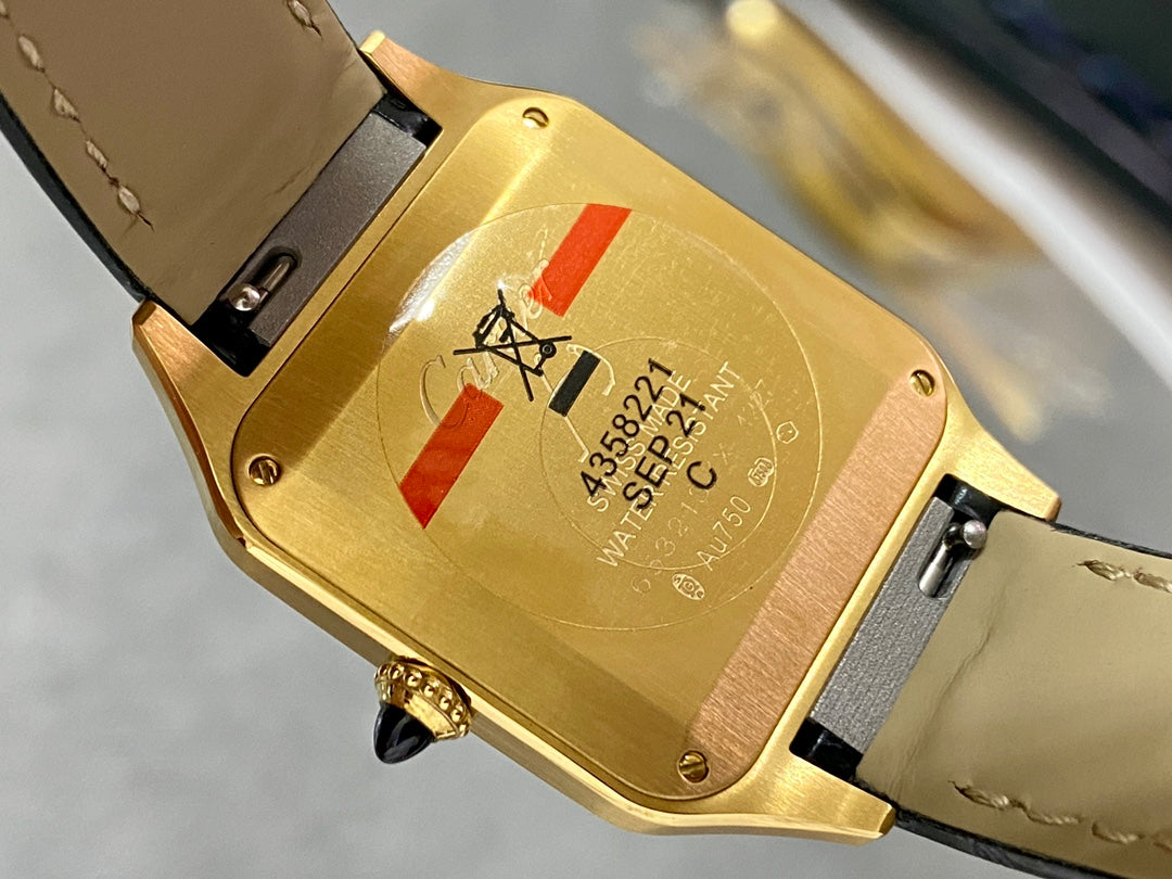 Cartier Santos Dumont Large Model Ref. WSSA0021 (versión oro amarillo)