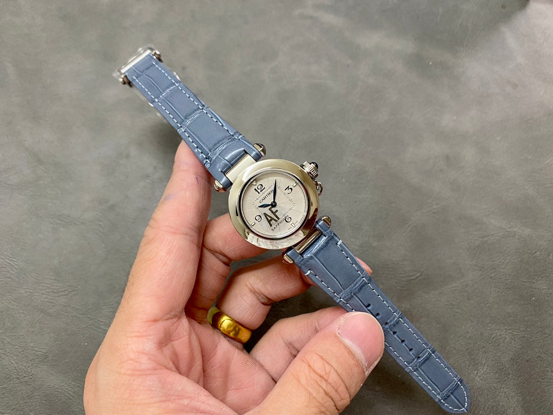 Cartier Pasha de Cartie – Steel / Silver Dial WSPA0012