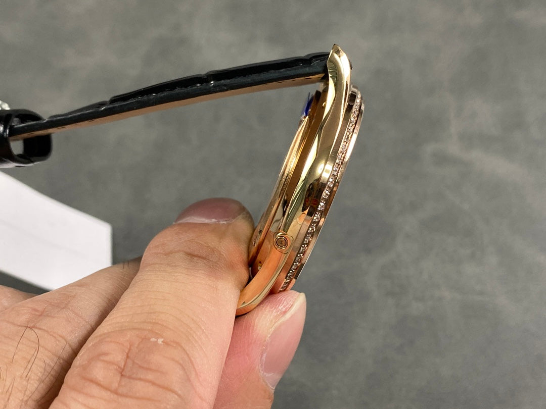 🌙✨ Jaeger-LeCoultre Master Ultra Thin Moon – Oro rosa con diamantes