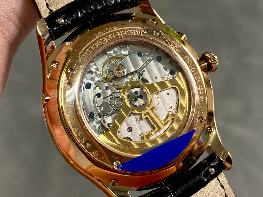 🌙✨ Jaeger-LeCoultre Master Ultra Thin Moon – Oro rosa con diamantes