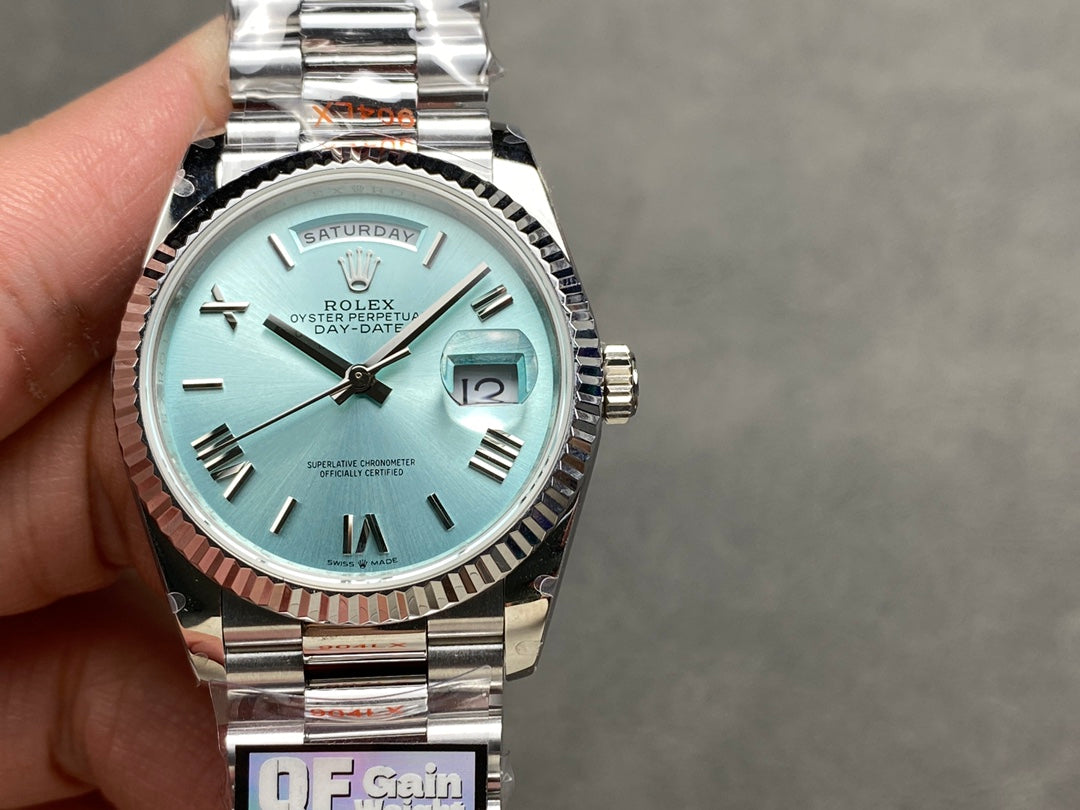 Rolex Day-Date Números romanos All