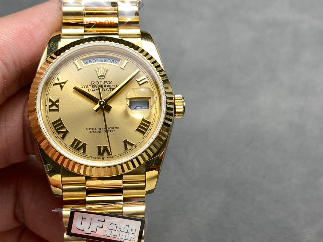 Rolex Day-Date Números romanos All