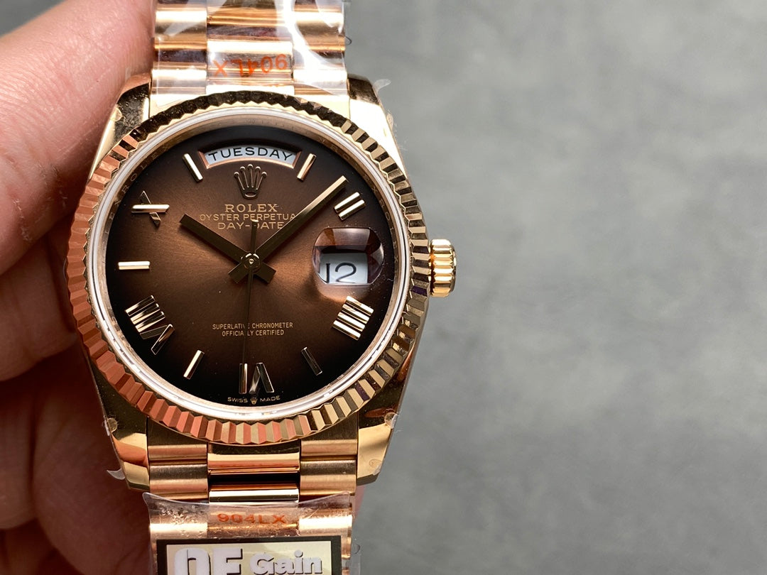 Rolex Day-Date Números romanos All