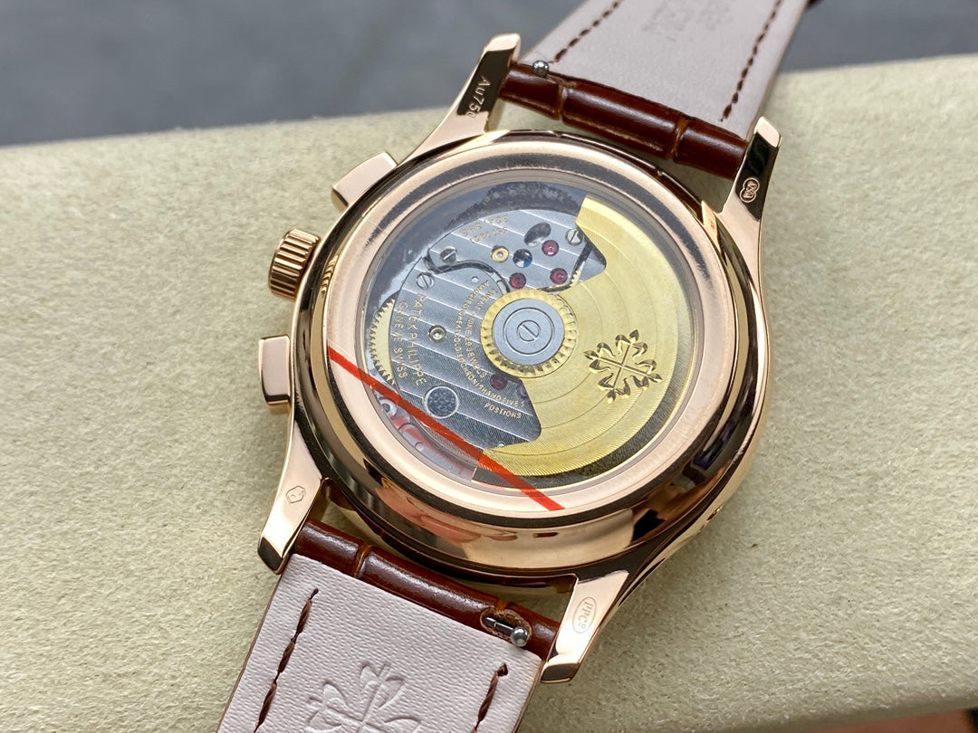 Patek Philippe World Time Chronograph Ref. 5930R-001 (versión personalizada con bisel engastado)