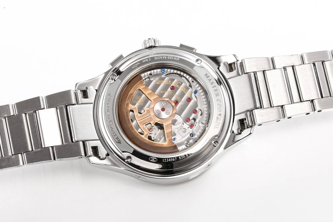 🔵⚙️ Jaeger-LeCoultre Master Control Chronograph Calendar – versión acero con brazalete