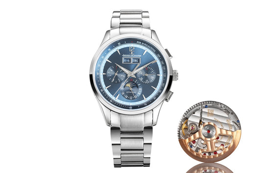 🔵⚙️ Jaeger-LeCoultre Master Control Chronograph Calendar – versión acero con brazalete