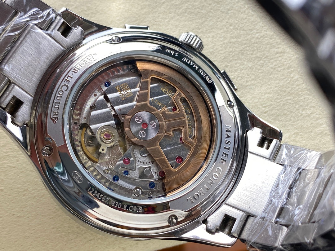 🔵🕰️ Jaeger-LeCoultre Master Control Chronograph Calendar (acero, esfera azul)